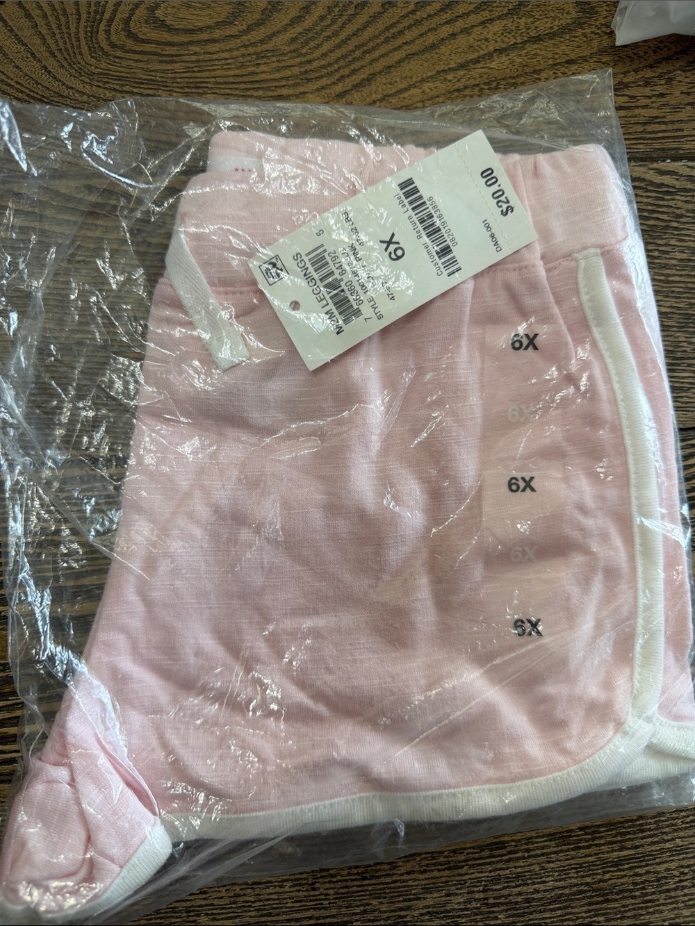 6X Girls Pink Knit Bottoms - Epic Threads